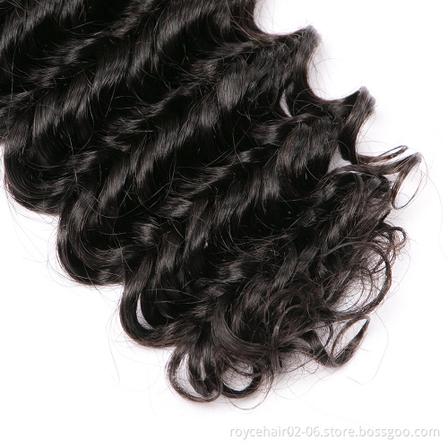 10a 11a 12a Grade Mink Brazilian and Peruvian Human Hair Deep Wave Bundles with Closure from Brazil in Mozambique